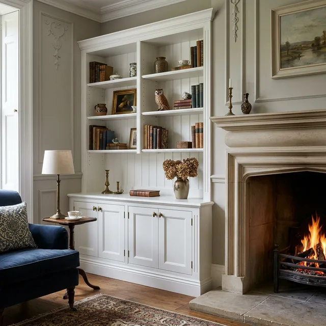 Classic Built-in Alcove Cupboards