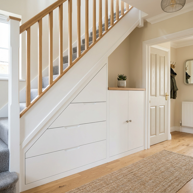 Staircase Renovations and Under Stairs Storage