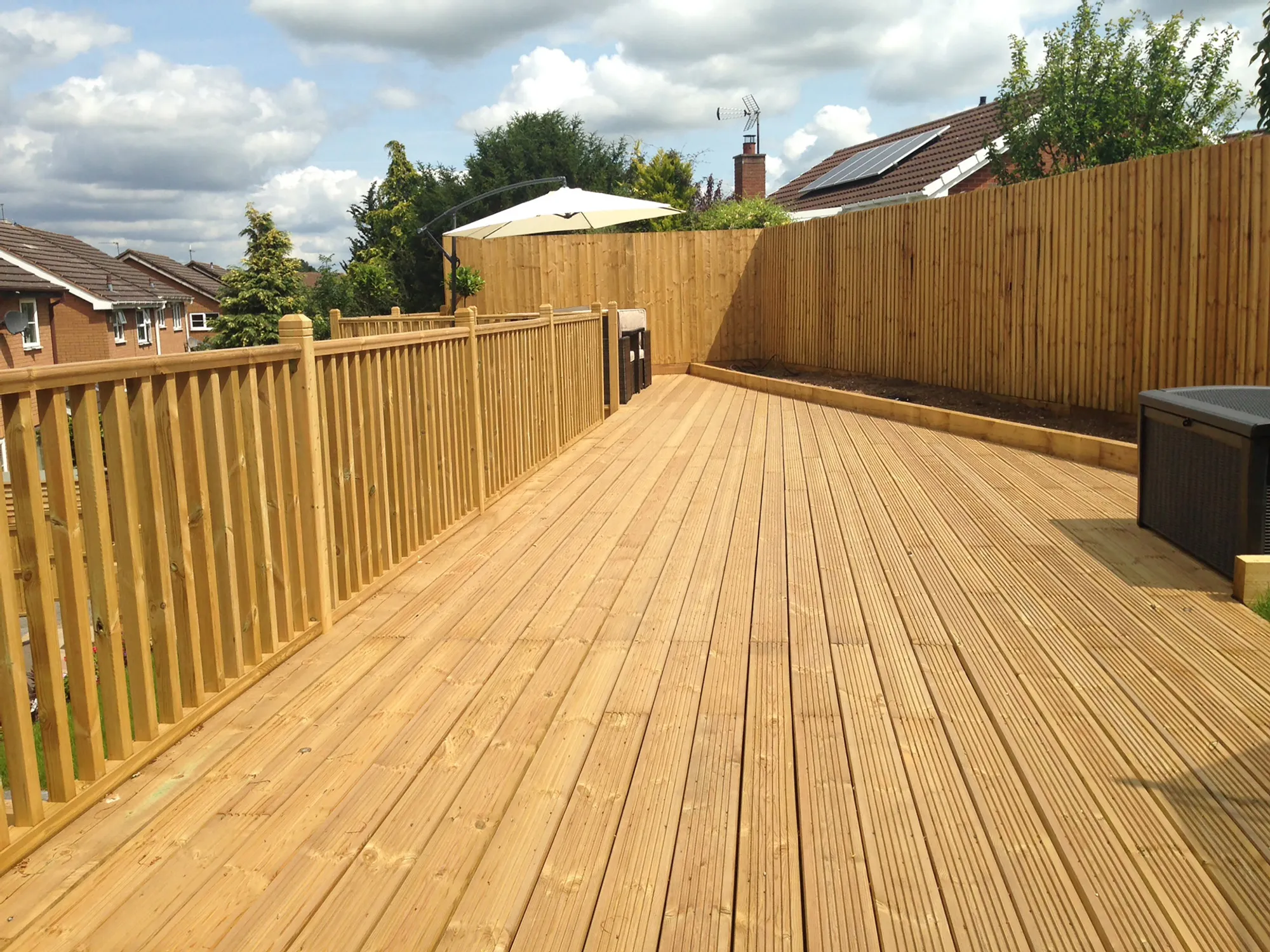 Cardiff Modern Decking Installation
