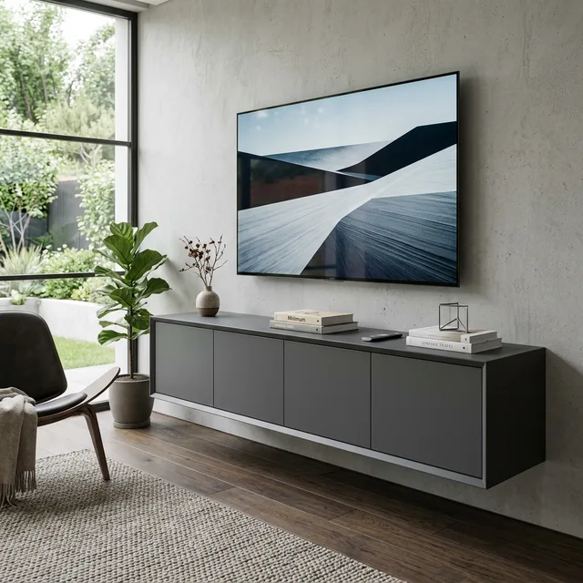 Bespoke Floating Media Wall
