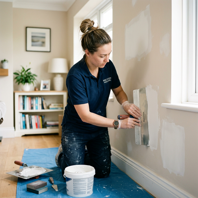 Surface Preparation and Plaster Patching