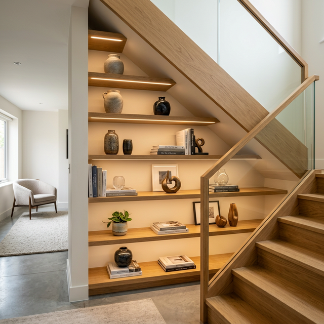 Open Shelving Display