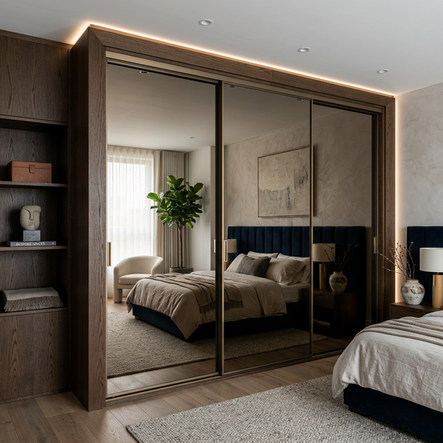 Mirrored Wardrobe Panels